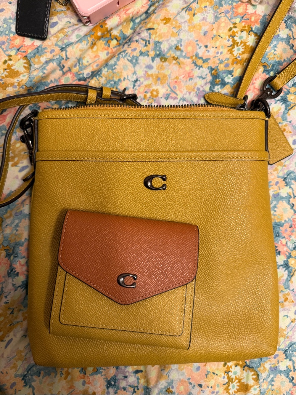 Coach crossbody and wallet set